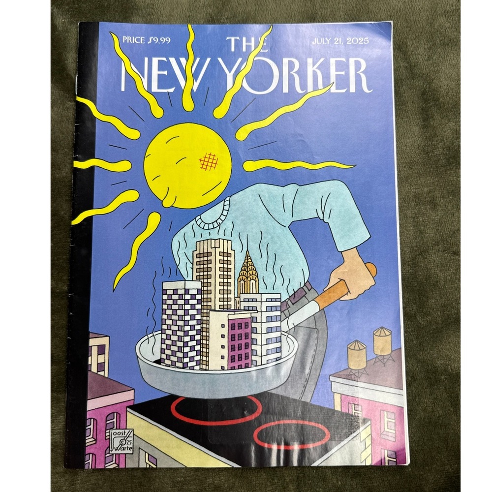 The New Yorker Magazine July 21 2025 Joost Swarte Cover‎ Art Single Issue